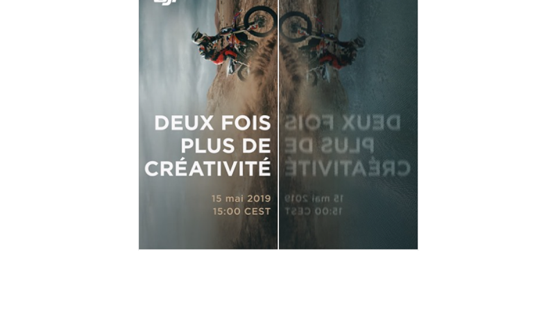 Teasing DJI pour le 15 mai 2019…