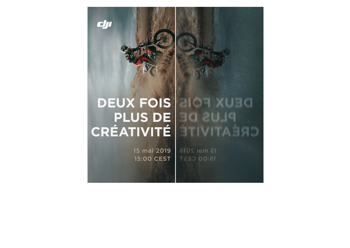 Teasing DJI pour le 15 mai 2019…