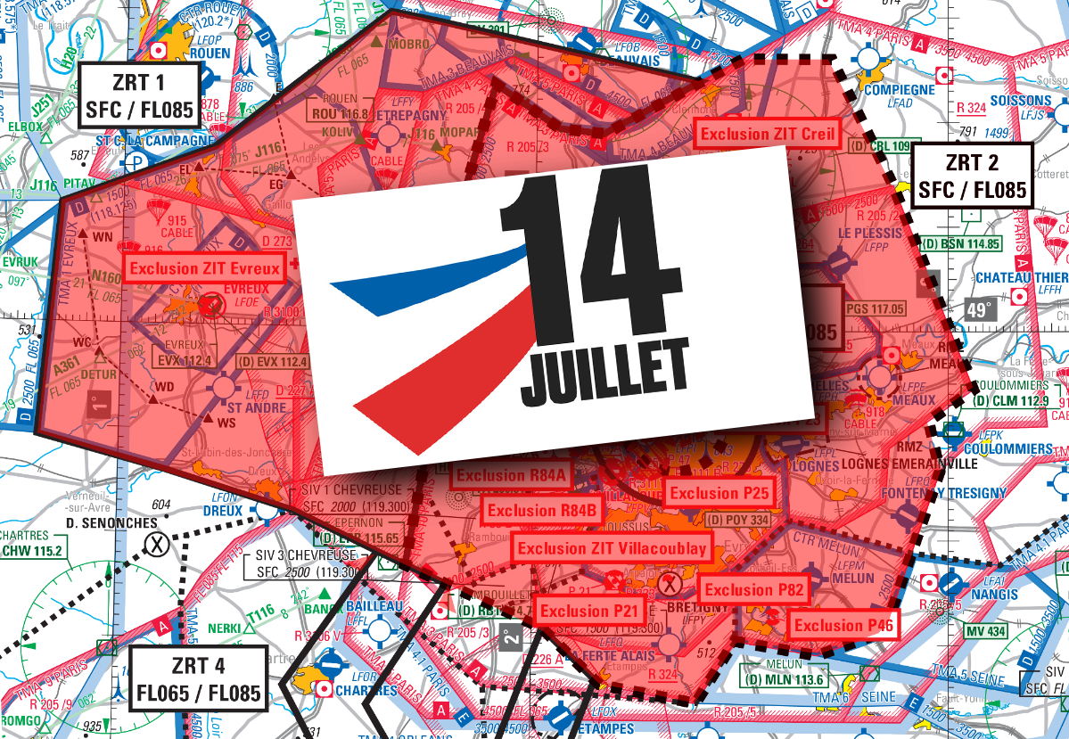 14 juillet 2019 : modification des interdictions de vol