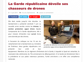 Le SPAD, la Garde Républicaine et la Gendarmerie 4 essor spad 01