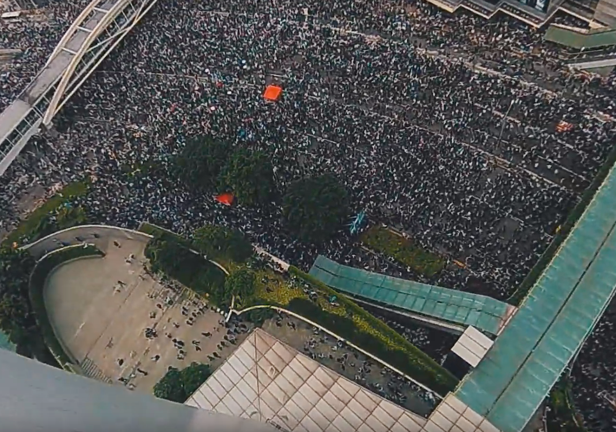 Manifestations à Hongkong : les survols en drones