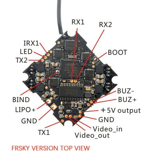 eachine crazybee f4 pro v3 frsky haut