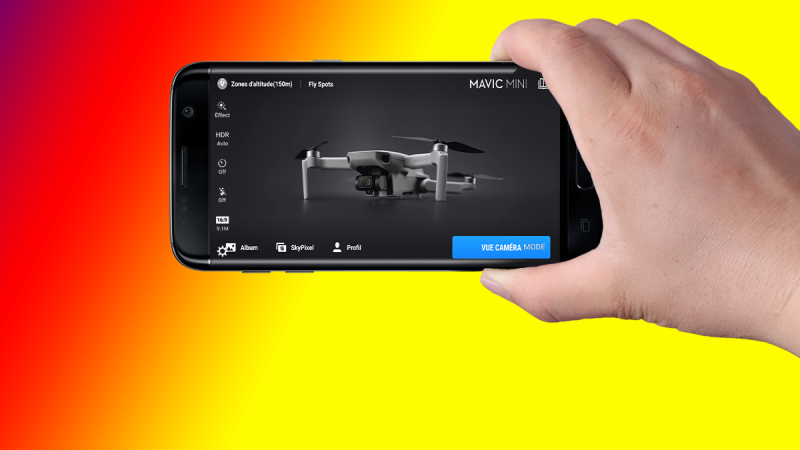 DJI Fly pour Mavic Mini dispo pour iOS et Android