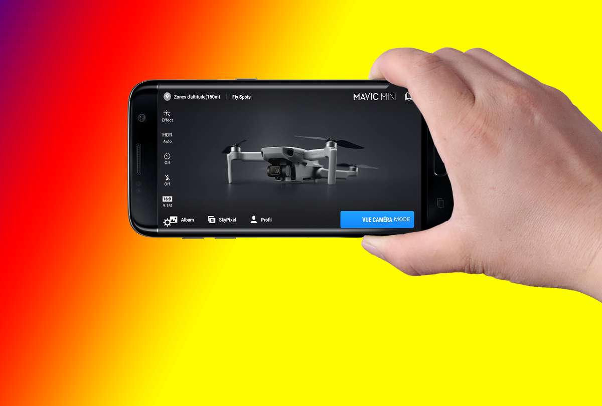 DJI Fly pour Mavic Mini dispo pour iOS et Android