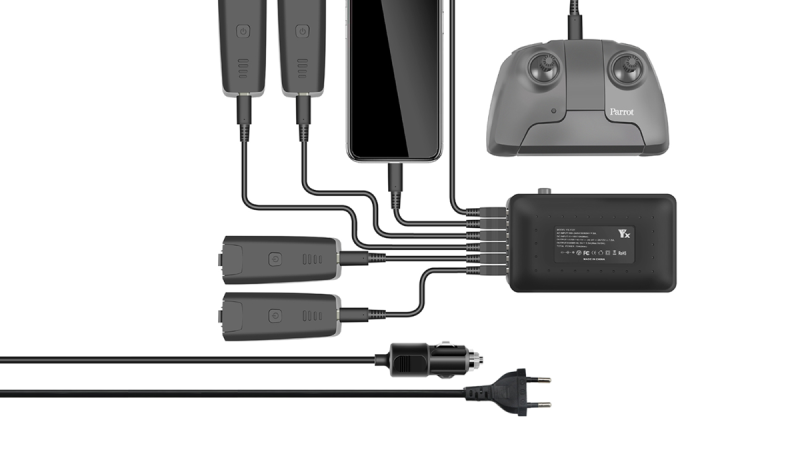 6 in 1 Multi Charging Hub pour Anafi