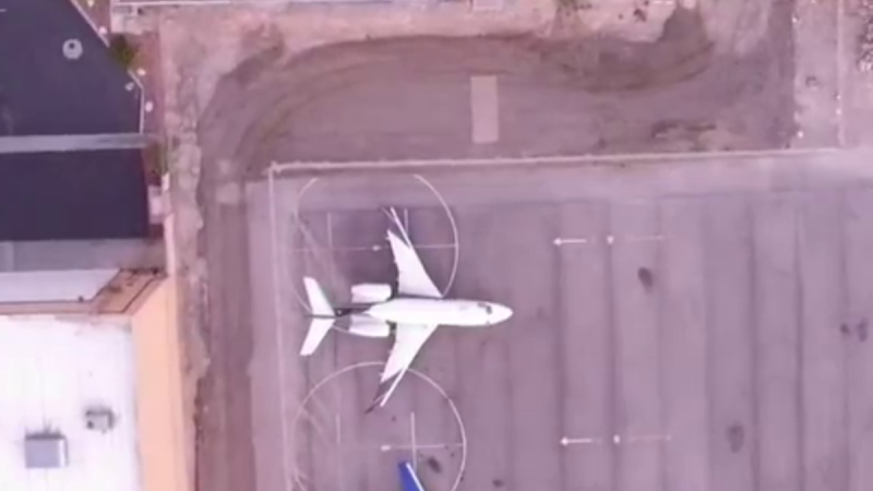 Atterrissage d’un Phantom 3 sur l’aéroport de Las Vegas