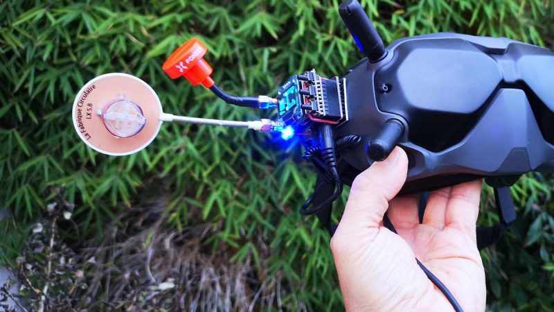 UrUAV 5.8G Port 2.0 pour casque DJI FPV, le test