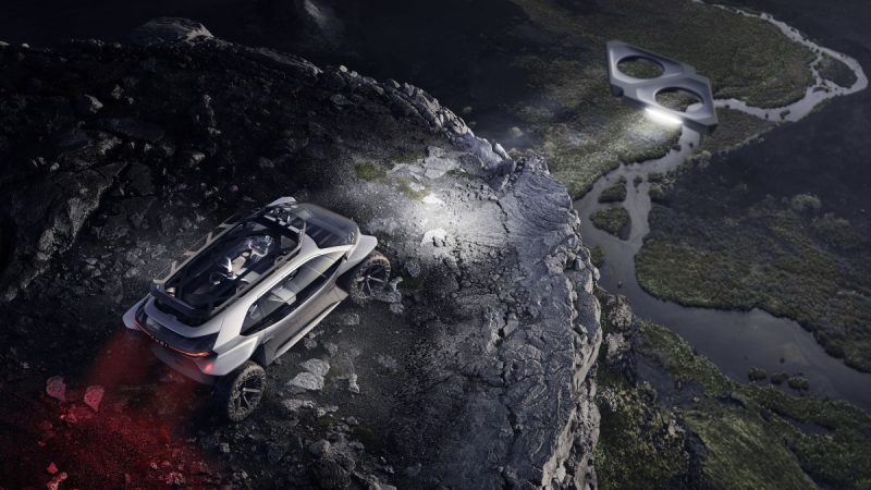 Audi AI:Trail avec des drones