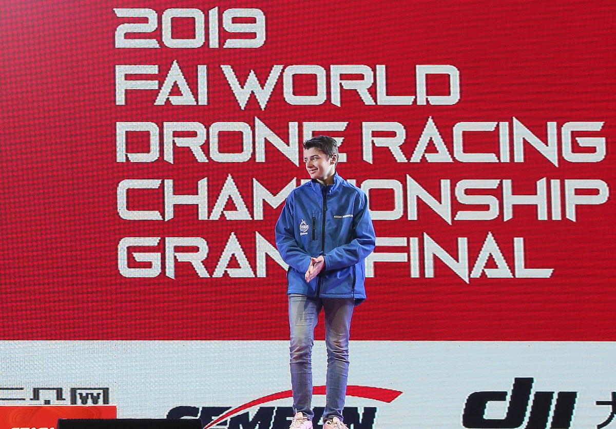 Killian Rousseau à la 3e place du World Drone Racing Championship