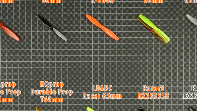 muteFPV : le comparatif des hélices 65 mm pour Toothpicks