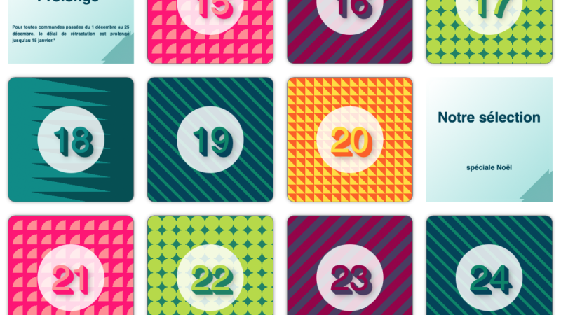 Studiosport : les offres du calendrier de l’avent