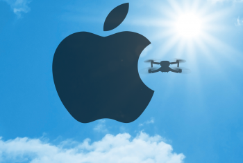 apple logo lobby