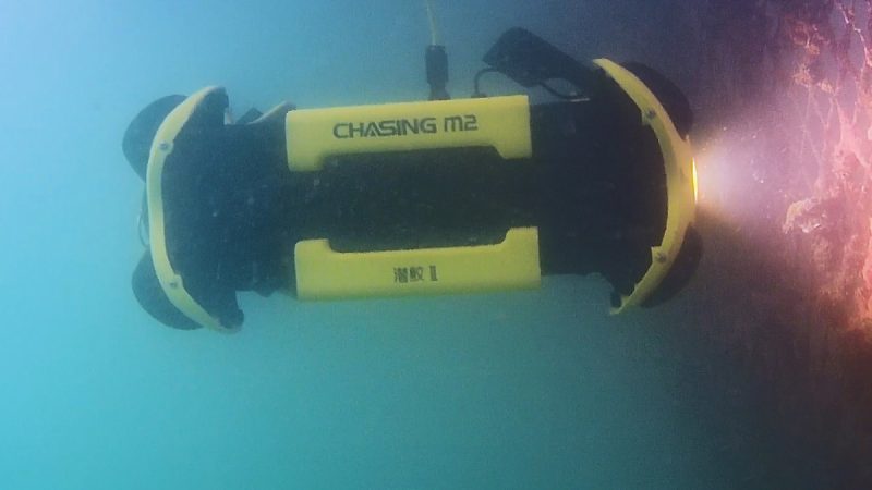 Chasing Underwater Drones M2