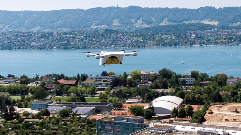 Suisse : reprises de vols de livraisons en drones