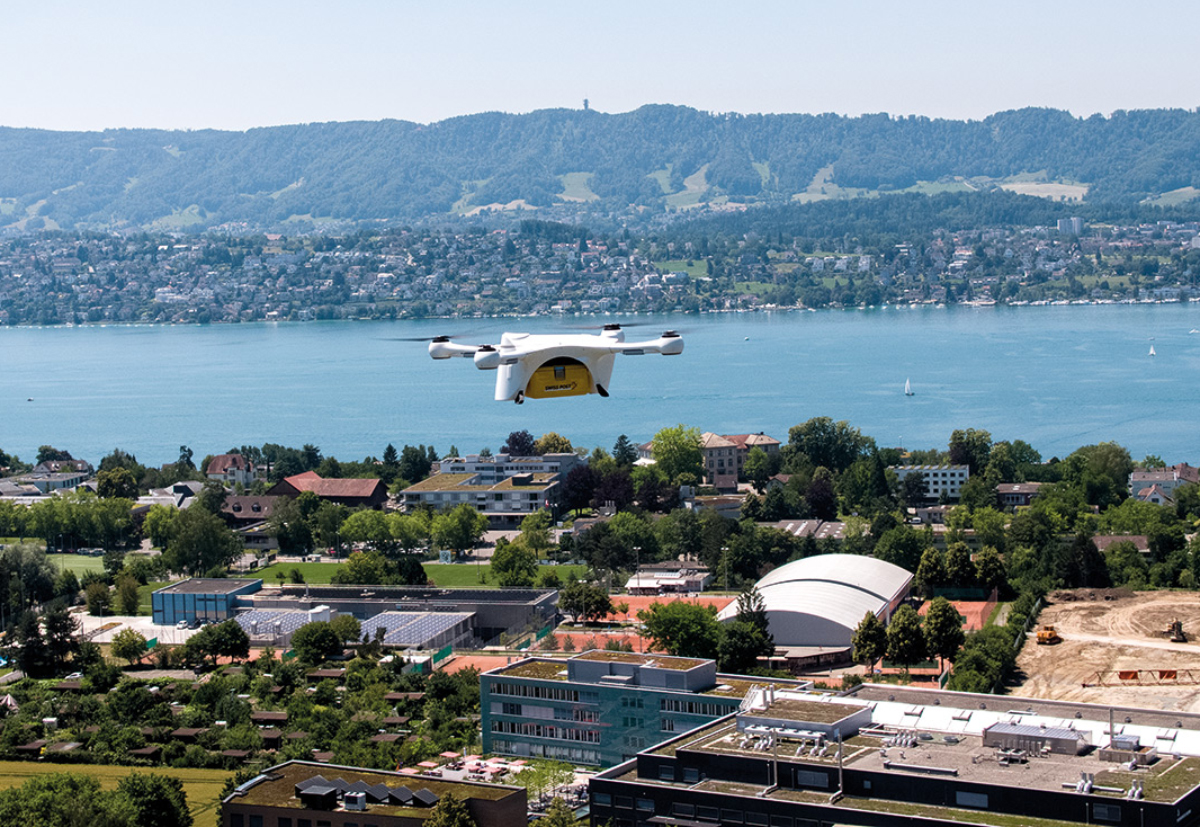 Suisse : reprises de vols de livraisons en drones