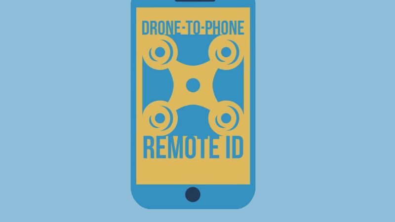 DJI : Drone-to-phone Remote ID