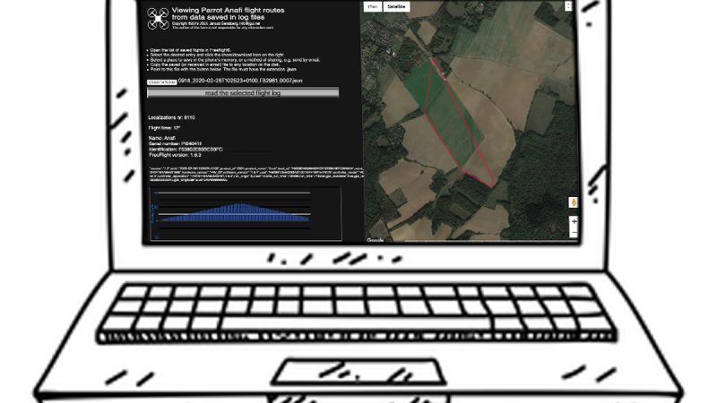 Parrot Anafi : afficher facilement un tracé des vols