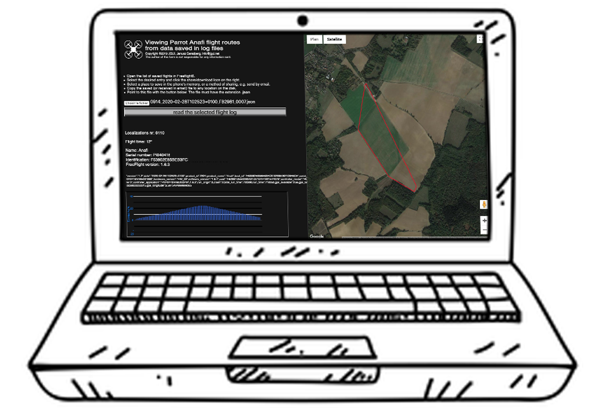Parrot Anafi : afficher facilement un tracé des vols