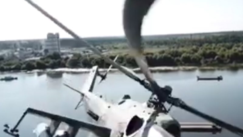 Quadrocopters vs Mi-24