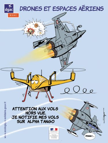 drones vols bas rafales portrait