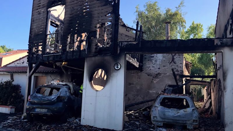 Feu de batterie : une douloureuse expérience