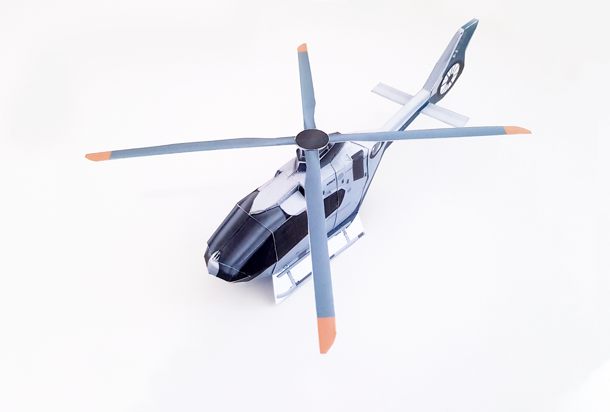 H135, H145 : les origamis de Airbus Helicopters