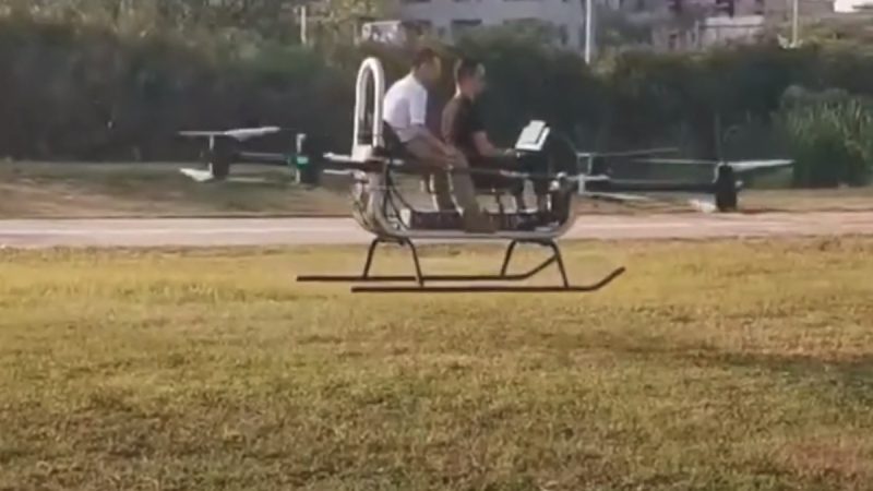 Le multirotor deux places de Zhao Deli