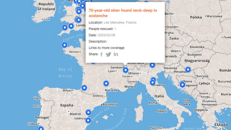 DJI Drone Rescue Map