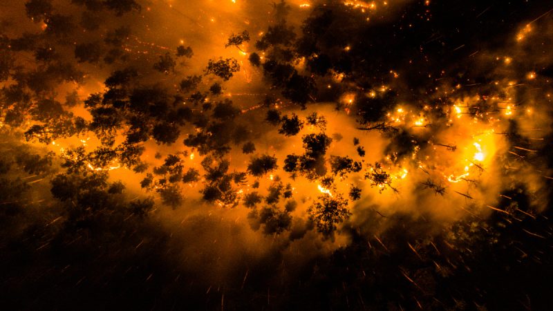 Les feux de forêts en Sibérie photographiés en drones par Greenpeace