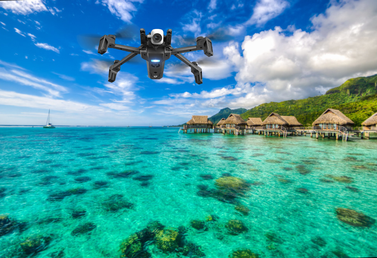 Les cartes drones de la Polynésie française sont en approche