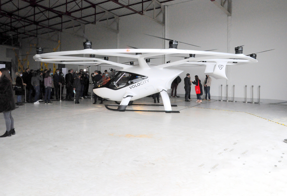 Le Volocopter décollera de l’aérodrome de Pontoise