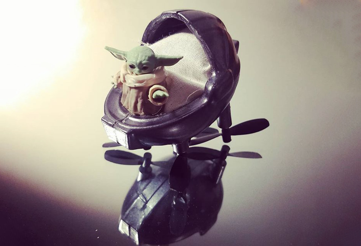 Mandalorian : le Baby Yoda Pod volant