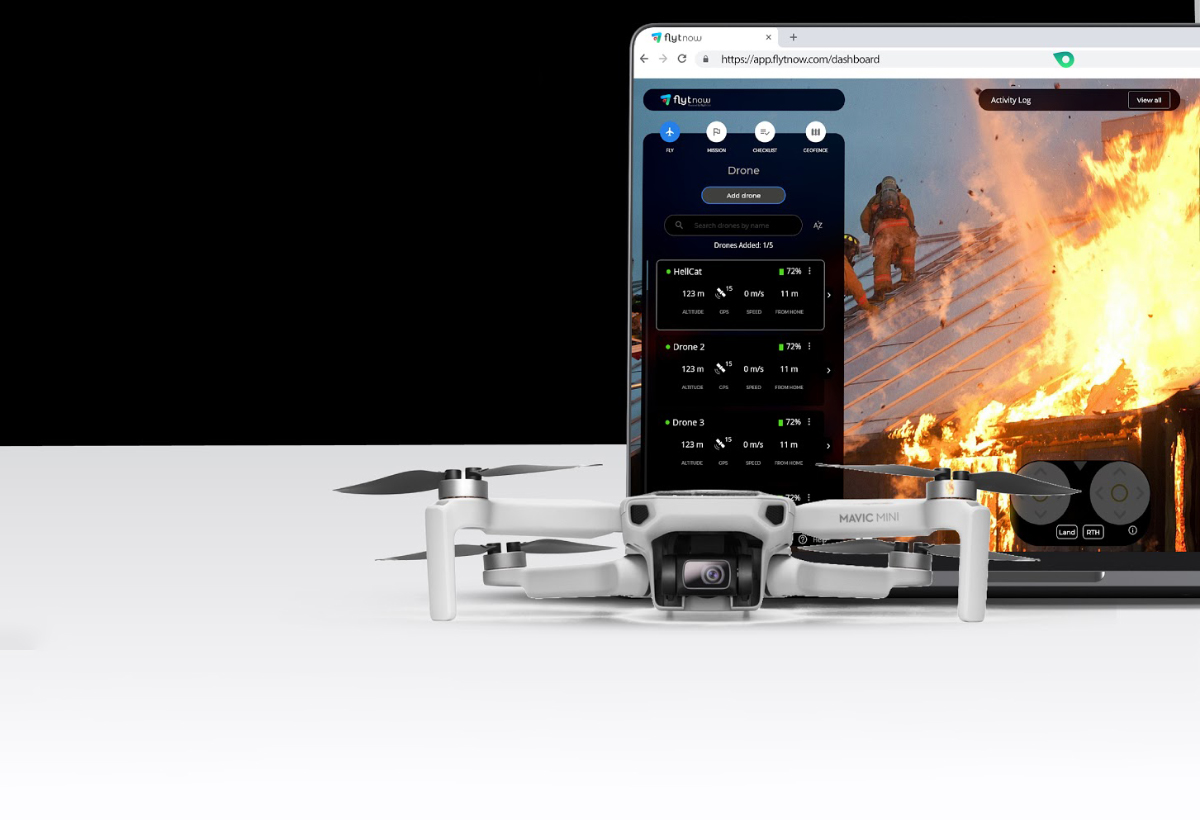 FlytNow est compatible avec le Mavic Mini de DJI