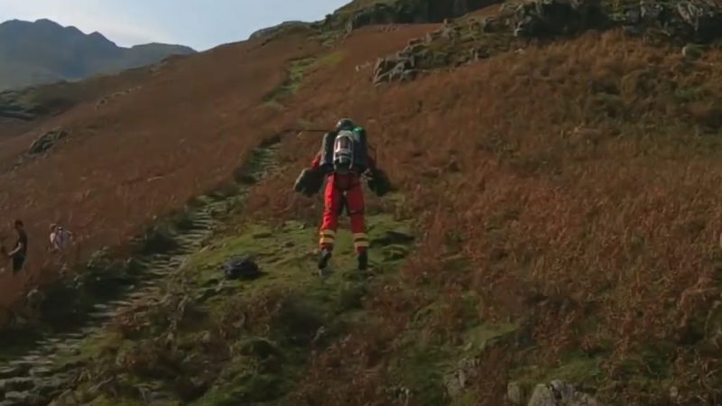 Gravity Industries : un Jet Suit pour les secours en montagne