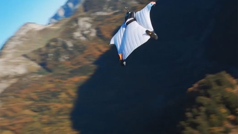 B.A.S.E. Wingsuit & FPV performance Vincent Cotte & Cola FPV