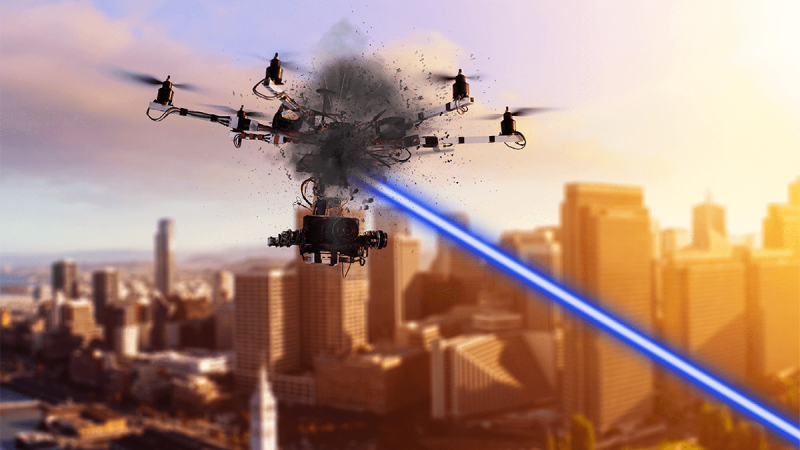 Cilas Helma-P : tirs au laser pour la neutralisation de drones
