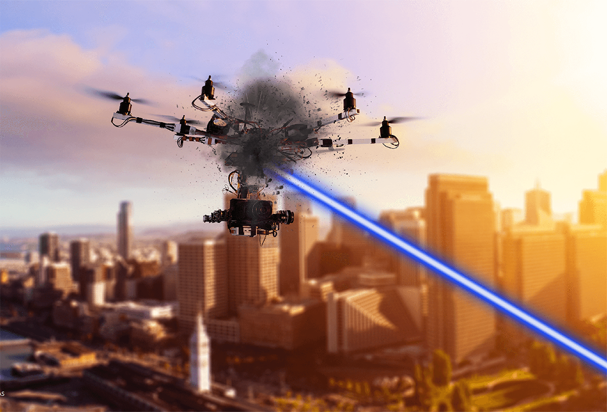 Cilas Helma-P : tirs au laser pour la neutralisation de drones