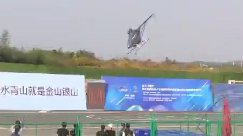 Chine : crash d’un drone pendant un show aérien
