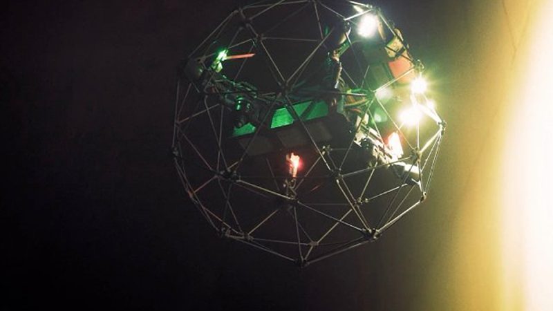 Le drone Elios 2 de Flyability en inspection à Tchernobyl