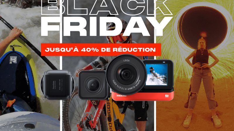 Bons plans : les promotions Black Friday de Insta360
