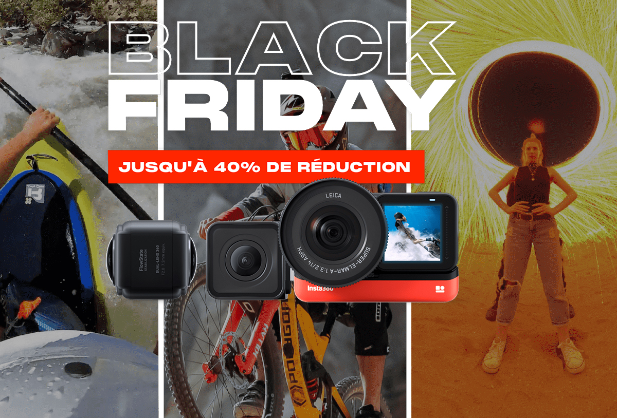 Bons plans : les promotions Black Friday de Insta360