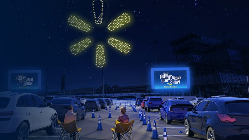 USA : des shows de drones pour Noël