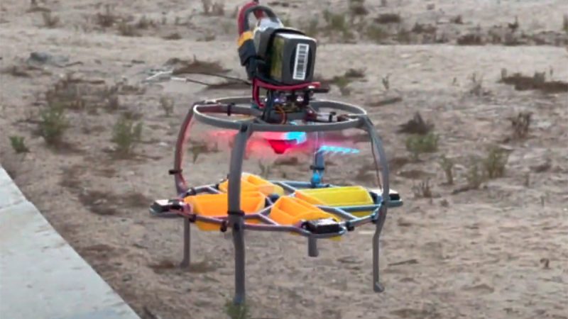 Michael Bruckner : Monocopter with thrust vectoring