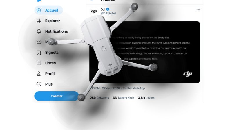 DJI : la courte réponse concernant le placement sur la « Entity List »