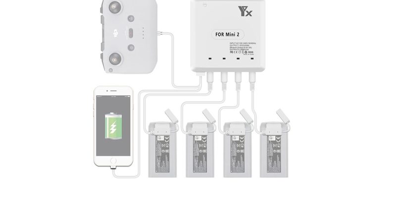 Yx Chargeur multiple pour DJI Mini 2