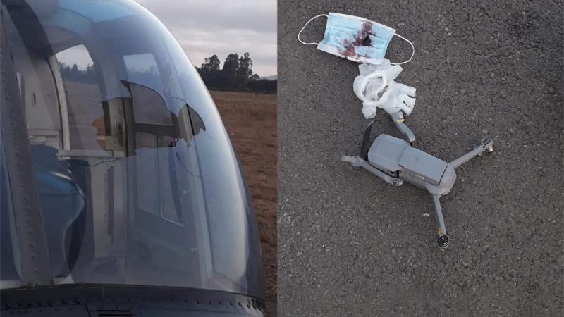 Vrai ou fake : collision entre un hélicoptère et un drone au Chili ?