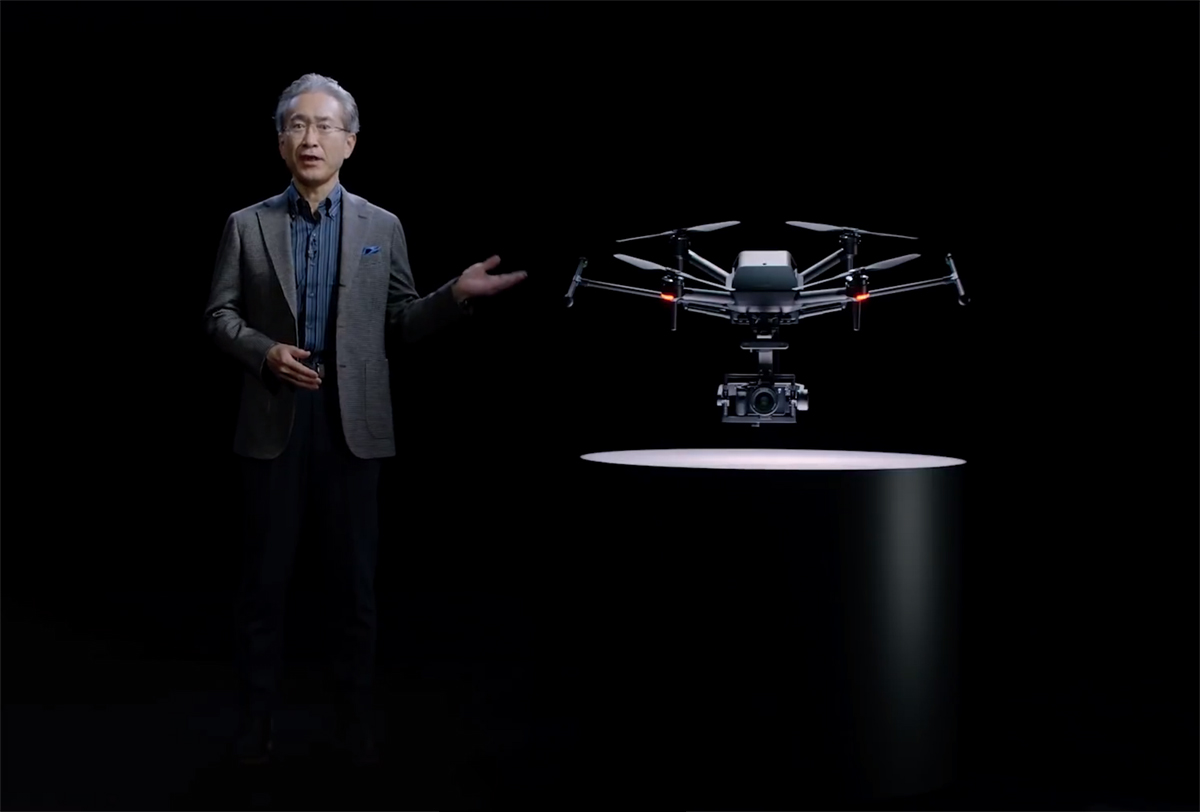 Sony montre les premières images de son drone Airpeak
