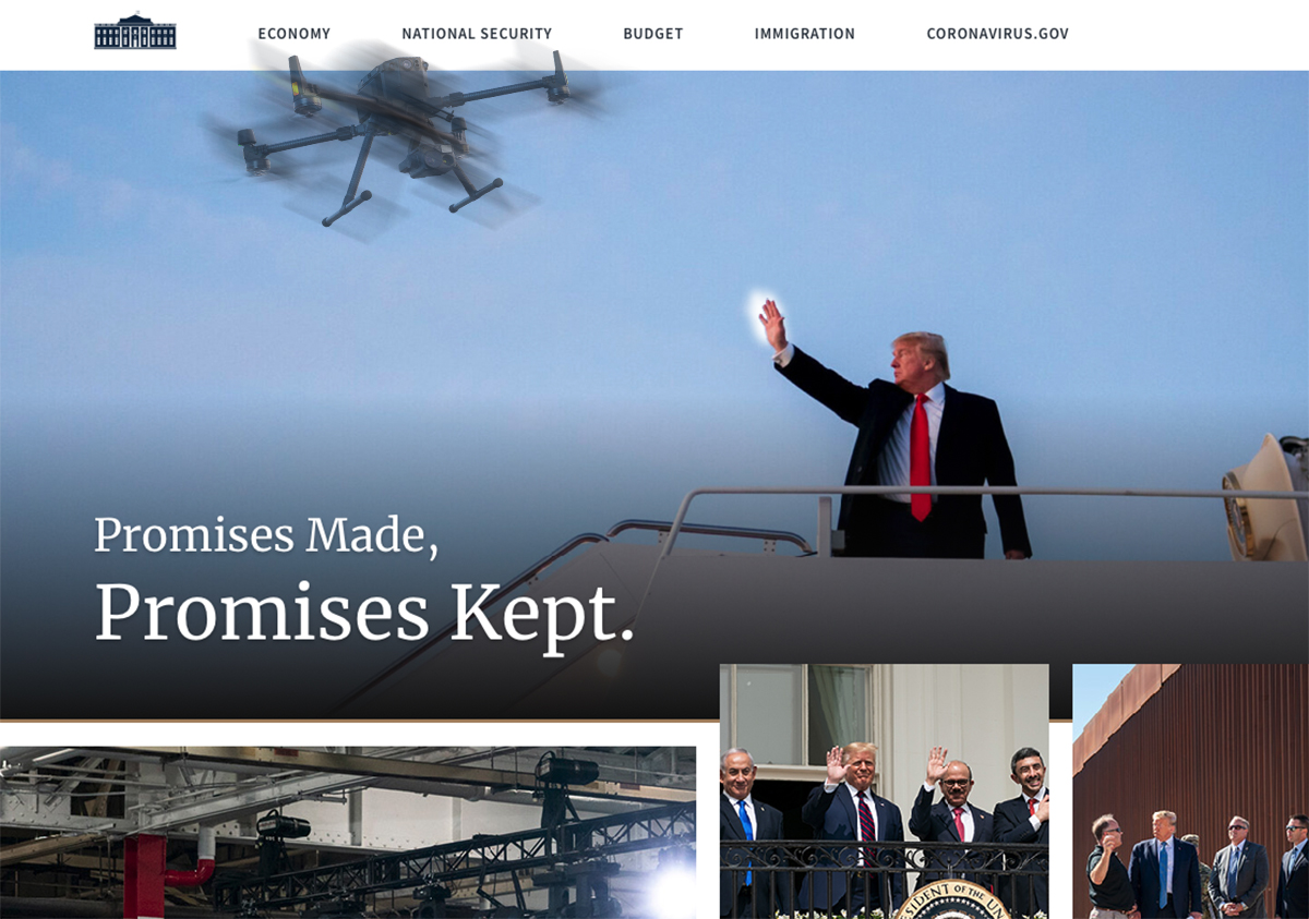 L’un des derniers décrets de Donald Trump concerne les drones