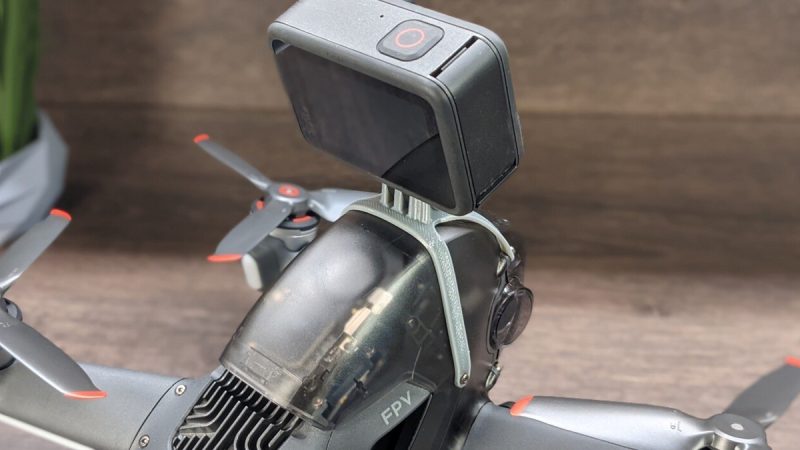 Aerial Pixel : un support GoPro pour DJI FPV