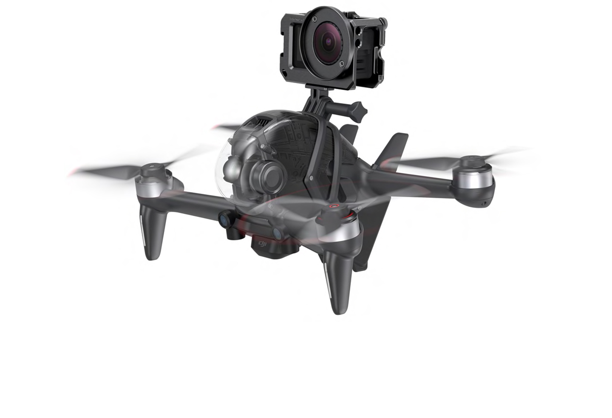 SmallRig : un kit support GoPro, bulle caméra et dérives pour DJI FPV